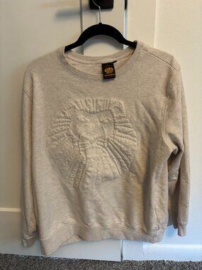 Disney The Lion King Broadway Crewneck Sweatshirt Women's L Cozy oversized